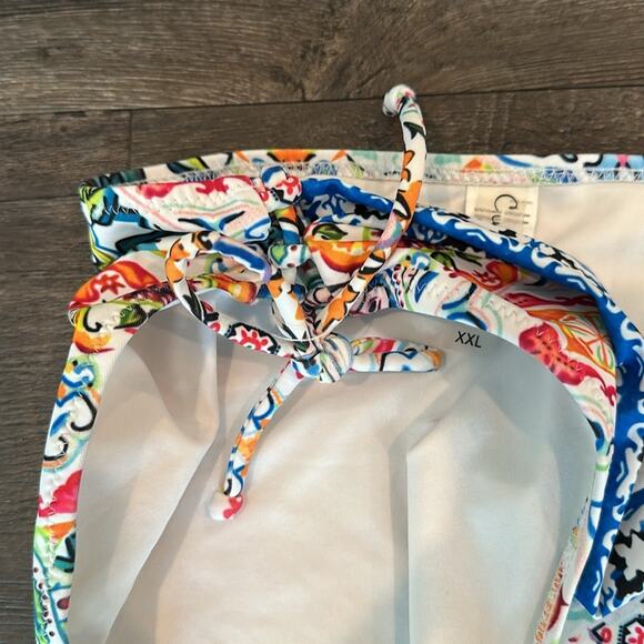 Cupshe XL/XXL Floral Paisley Print Cutout Bikini Set - Picture 10 of 11